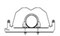 ФОРТ-Т 6/30 С - промышленный потолочный газовый инфракрасный излучатель (ГИИ), обогреватель темного типа - фото 4655